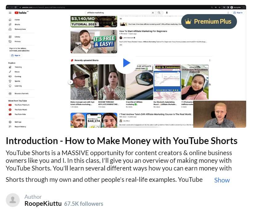 Affiliate Marketers learn how to skyrocket your business create you tube shorts 